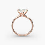 Load image into Gallery viewer, Radiant Cut Twisted Band Lab-Grown Diamond Ring | 0.50–5.00 Carat | IGI Certified | Yellow, White, Rose Gold