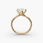 Load image into Gallery viewer, Radiant Cut Twisted Band Lab-Grown Diamond Ring | 0.50–5.00 Carat | IGI Certified | Yellow, White, Rose Gold