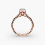 Load image into Gallery viewer, Emerald Cut Lab-Grown Diamond Ring — 6-Prong Secure Setting with Bold Band | IGI Certified | 10K/14K/18K Gold