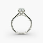 Load image into Gallery viewer, Emerald Cut Lab-Grown Diamond Ring — 6-Prong Secure Setting with Bold Band | IGI Certified | 10K/14K/18K Gold