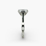 Load image into Gallery viewer, Emerald Cut Lab-Grown Diamond Ring — 6-Prong Secure Setting with Bold Band | IGI Certified | 10K/14K/18K Gold