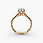 Load image into Gallery viewer, Emerald Cut Lab-Grown Diamond Ring — 6-Prong Secure Setting with Bold Band | IGI Certified | 10K/14K/18K Gold