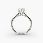 Load image into Gallery viewer, Heart Lab-Grown Diamond 5-Prong Wide Band Ring | IGI Certified | 10K/14K/18K Gold