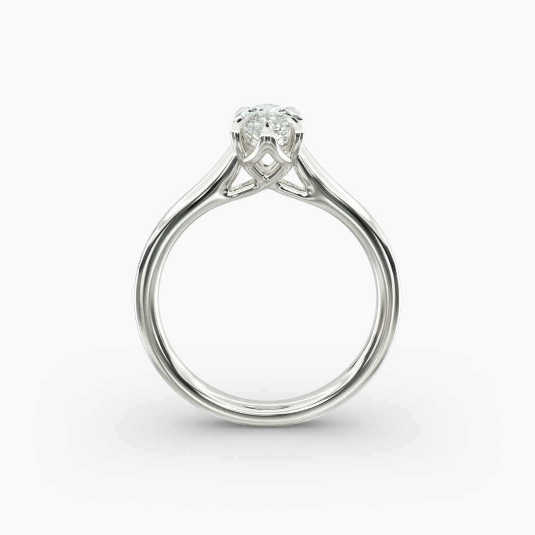 Marquise Lab-Grown Diamond Ring – Classic 6-Prong Setting | IGI Certified | 10K/14K/18K Gold