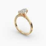 Load image into Gallery viewer, Marquise Lab-Grown Diamond Ring – Classic 6-Prong Setting | IGI Certified | 10K/14K/18K Gold