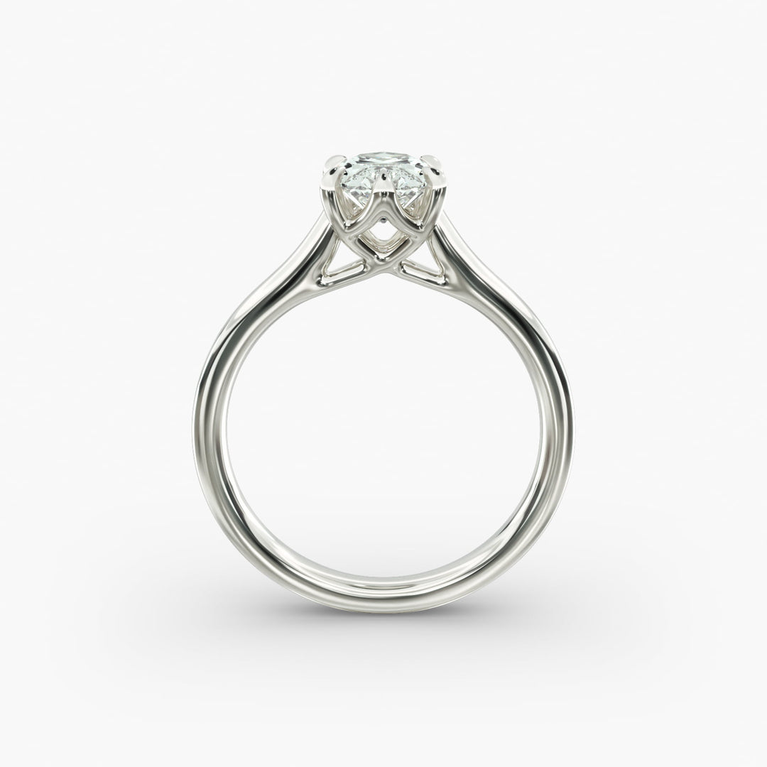 Oval Lab-Grown Diamond Classic Ring – Timeless Solitaire Style | IGI Certified | 10K/14K/18K Gold