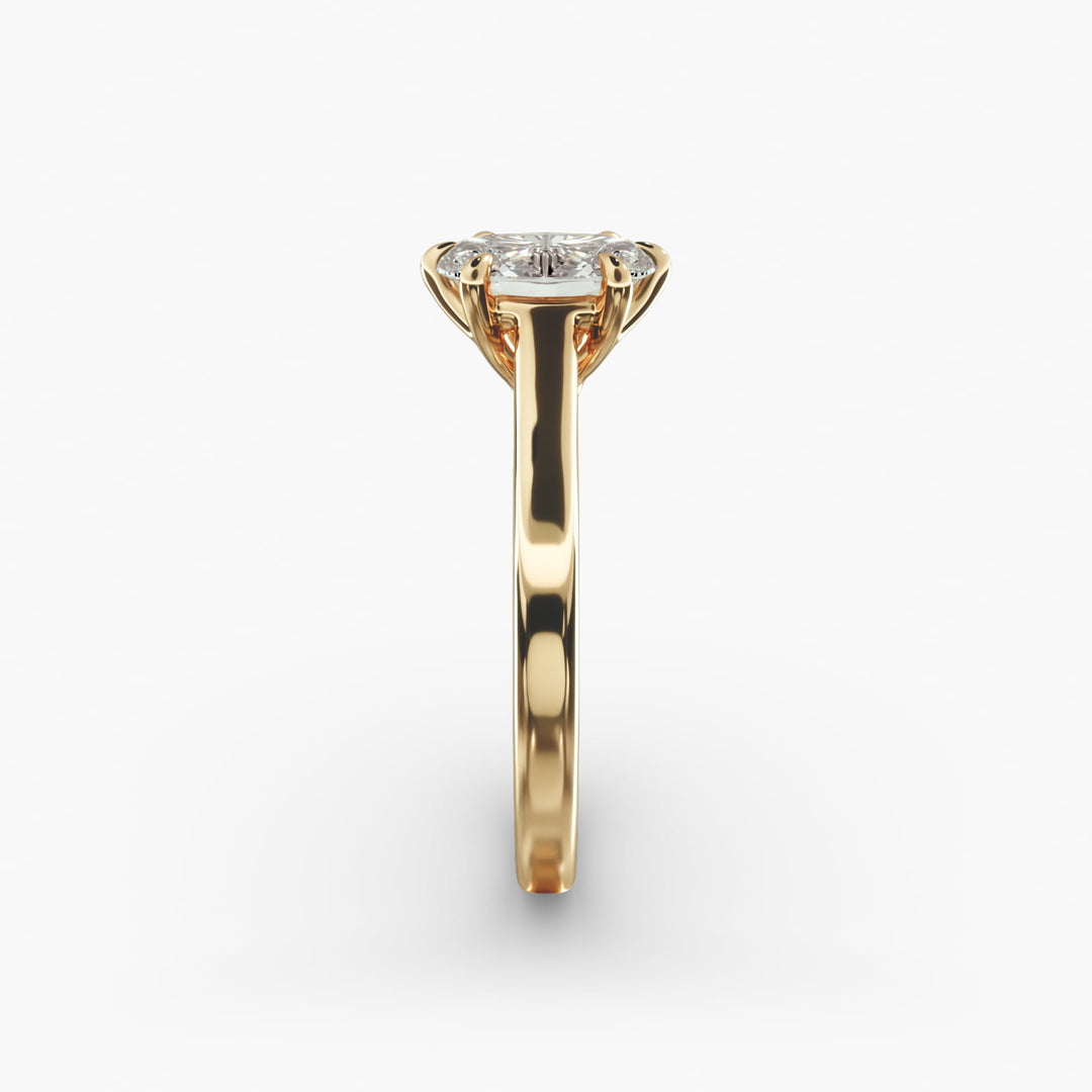 Oval Lab-Grown Diamond Classic Ring – Timeless Solitaire Style | IGI Certified | 10K/14K/18K Gold