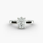Load image into Gallery viewer, Lab Grown Radiant Diamond Ring | Six-Prong Classic Solitaire | 0.50–5.00 CT | IGI Certified | 10K/14K/18K Gold Choices