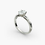 Load image into Gallery viewer, Pear Lab-Grown Diamond Solitaire Ring – 6-Prong Classic | IGI Certified | 10K/14K/18K Gold