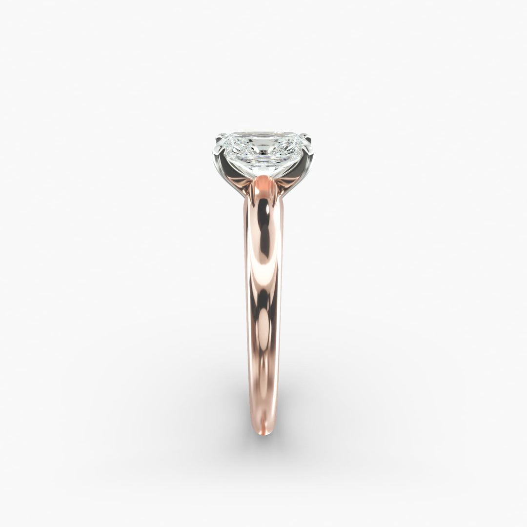 Elegant Radiant Cut Lab Diamond Ring | Four Prong Mount | 0.50–5.00 Carat | IGI Certified | Available in Yellow, White, Rose Gold