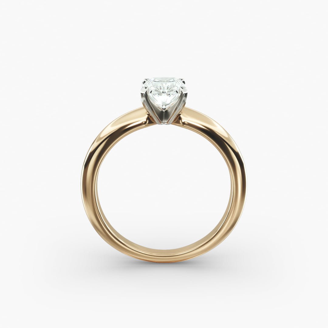Elegant Radiant Cut Lab Diamond Ring | Four Prong Mount | 0.50–5.00 Carat | IGI Certified | Available in Yellow, White, Rose Gold