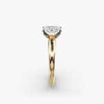 Load image into Gallery viewer, Elegant Radiant Cut Lab Diamond Ring | Four Prong Mount | 0.50–5.00 Carat | IGI Certified | Available in Yellow, White, Rose Gold