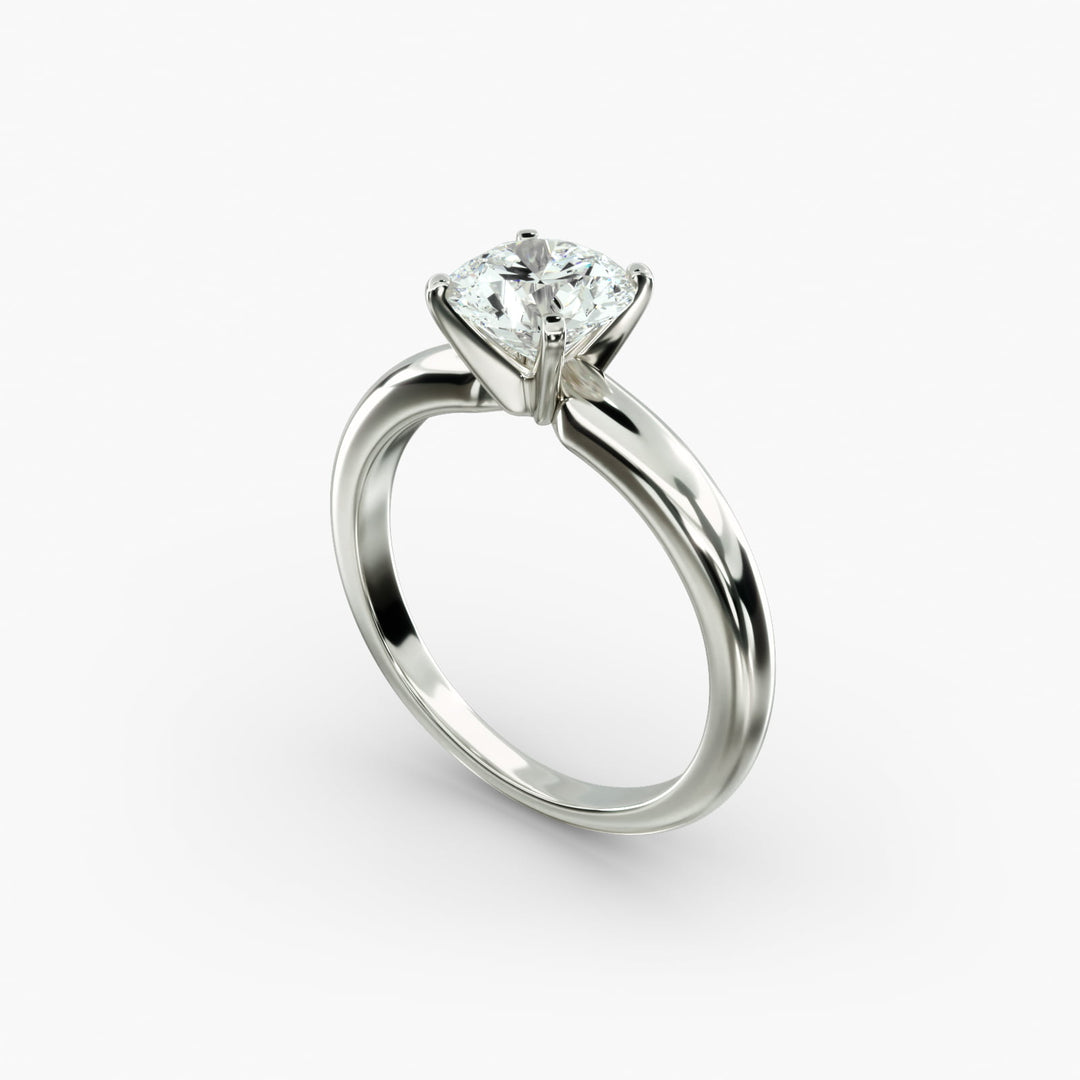 Round Brilliant Lab-Grown Diamond Solitaire Ring – Classic 4-Prong | IGI Certified | 10K/14K/18K Gold