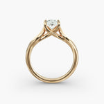 Load image into Gallery viewer, Oval Lab-Grown Diamond Ring – Unique 4-Prong Design | IGI Certified | 10K/14K/18K Gold