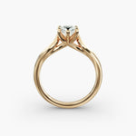 Load image into Gallery viewer, Pear Shape Lab-Grown Diamond Ring — 5-Prong Unique Design | IGI Certified | 10K/14K/18K Gold