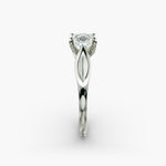 Load image into Gallery viewer, Princess Cut Lab-Grown Diamond Ring — Unique 4-Prong Design | IGI Certified | 10K/14K/18K Gold
