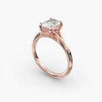 Load image into Gallery viewer, Radiant Cut V-Shape Lab-Grown Diamond Ring | 0.50–5.00 Carat | IGI Certified | Yellow, White, Rose Gold