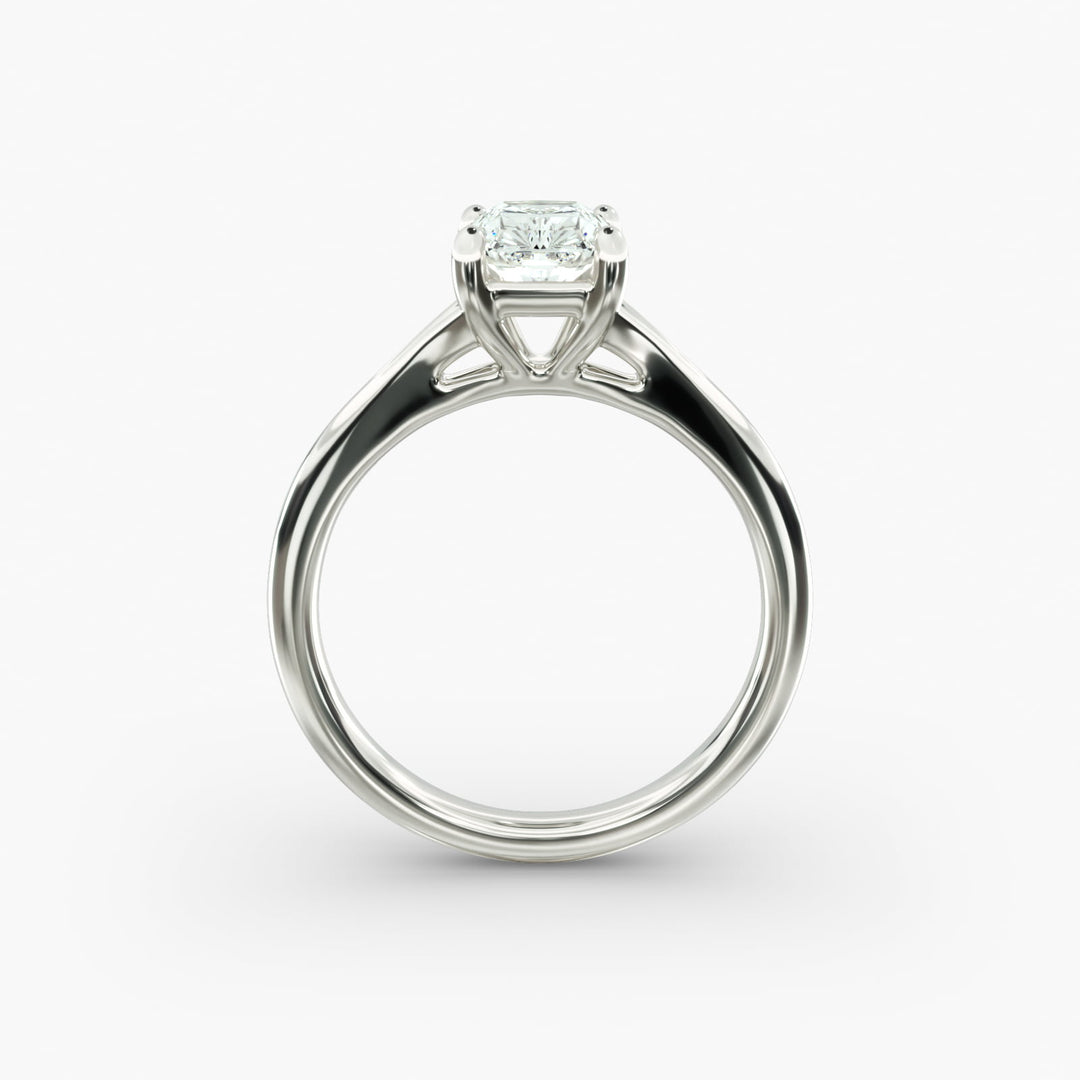 Radiant Cut V-Shape Lab-Grown Diamond Ring | 0.50–5.00 Carat | IGI Certified | Yellow, White, Rose Gold