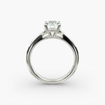 Load image into Gallery viewer, Round Lab-Grown Diamond V-Shape Four-Prong Engagement Ring | Modern Solitaire | IGI Certified | 10K/14K/18K Gold