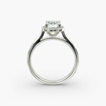Load image into Gallery viewer, Lab Grown Cushion Cut Diamond Halo Ring – 1 to 5 Carat Center | Sustainable Luxury USA