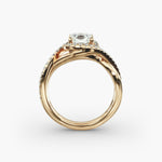 Load image into Gallery viewer, Bold Cushion Cut Lab Grown Diamond Halo Ring – 1 to 5 Carat Center | Statement Engagement Ring USA