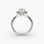 Load image into Gallery viewer, Cushion Cut Lab Grown Diamond Halo Engagement Ring | 1 to 5 Carat Center | USA Certified