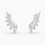 Load image into Gallery viewer, Marquise Lab-Grown Diamond Ear Climbers 3.00 CTW – 12 Stones | 10K, 14K, 18K White, Yellow & Rose Gold | IGI Certified