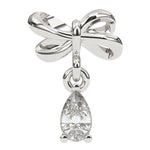 Load image into Gallery viewer, Pear Lab Grown Diamond Drop Earrings 0.59 CTW in 10K 14K 18K White Yellow Rose Gold