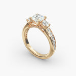 Load image into Gallery viewer, 1.80 Carat Round Lab Grown Diamond Three Stone Ring | IGI Certified
