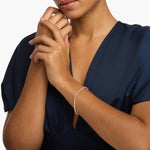 Load image into Gallery viewer, Tennis Emerald-Cut Diamond Bracelet – Sleek, Sophisticated & Sustainable