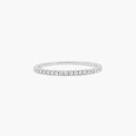 Load image into Gallery viewer, Ultra-Thin Diamond Band – Dainty Lab Grown Diamond Stacking Ring