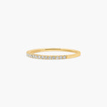 Load image into Gallery viewer, Ultra-Thin Diamond Band – Dainty Lab Grown Diamond Stacking Ring