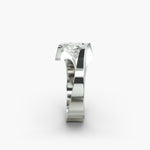 Load image into Gallery viewer, Princess Cut Tension Set Lab-Grown Diamond Ring | 0.50–5.00 Carat | IGI Certified | Yellow, White, Rose Gold