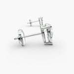 Load image into Gallery viewer, IGI Certified Three-Prong Pear Diamond Stud Earrings