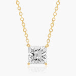 Load image into Gallery viewer, Princess Cut Lab-Grown Diamond Solitaire Pendant (0.25 to 3.00 CTW - E-F / VVS-VS)