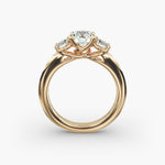 Load image into Gallery viewer, 1.80 Carat Round Lab Grown Diamond Three Stone Ring | IGI Certified