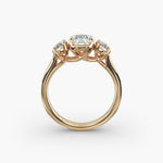Load image into Gallery viewer, 1.50 Carat Lab Grown Diamond Three Stone Ring in Gold | IGI Certified