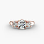 Load image into Gallery viewer, 1.50 Carat Lab Grown Diamond Three Stone Ring in Gold | IGI Certified