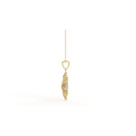 Load image into Gallery viewer, 0.47 CT Lab-Grown Diamond Unique Floral Pendant Necklace | IGI Certified | Elegant Design