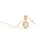 Load image into Gallery viewer, 0.47 CT Lab-Grown Diamond Unique Floral Pendant Necklace | Solid Gold | Elegant Design