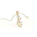 Load image into Gallery viewer, 0.47 CT Lab-Grown Diamond Unique-Line Ball Pendant Necklace | Solid Gold | Modern Design