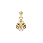 Load image into Gallery viewer, 0.47 CT Round Lab-Grown Diamond Pendant Necklace | Solid Gold | Timeless Solitaire Brilliance