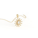Load image into Gallery viewer, 0.47 CT Lab-Grown Diamond Unique Floral Pendant Necklace | IGI Certified | Elegant Design