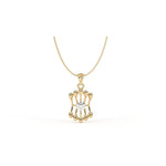 Load image into Gallery viewer, 0.47 CT Lab-Grown Diamond Pendant Necklace | Solid Gold | Modern Elegant Design
