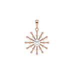 Load image into Gallery viewer, 0.47 CT Lab-Grown Diamond Unique Floral Pendant Necklace | IGI Certified | Elegant Design