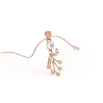 Load image into Gallery viewer, 0.47 CT Lab-Grown Diamond Unique-Line Ball Pendant Necklace | Solid Gold | Modern Design