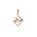 Load image into Gallery viewer, 0.47 CT Lab-Grown Diamond Twisted Pendant Necklace | Solid Gold | Modern Elegant Design