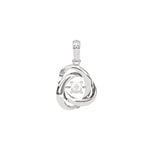 Load image into Gallery viewer, 0.18 CT Lab-Grown Diamond Twisted Round Pendant Necklace | Solid Gold | Modern Design