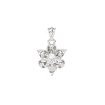 Load image into Gallery viewer, 0.41 CT Lab-Grown Diamond Floral Pendant Necklace | Solid Gold | Elegant Flower Design