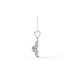 Load image into Gallery viewer, 0.47 CT Lab-Grown Diamond Leaf Pendant Necklace | Solid Gold | Elegant Nature-Inspired Design